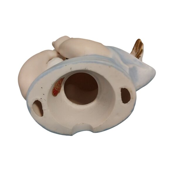 Vintage Japan Porcelain Sanmyro Figurine Angel 5 inches Tall - Picture 5 of 7